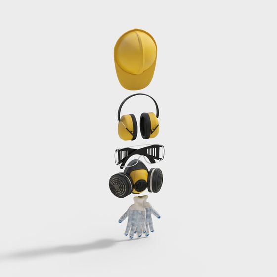 Industrial Style 3D Models for Construction Sites