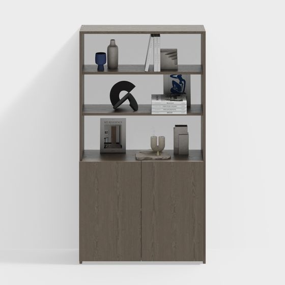 Urban Elegance Bookshelf 3D model