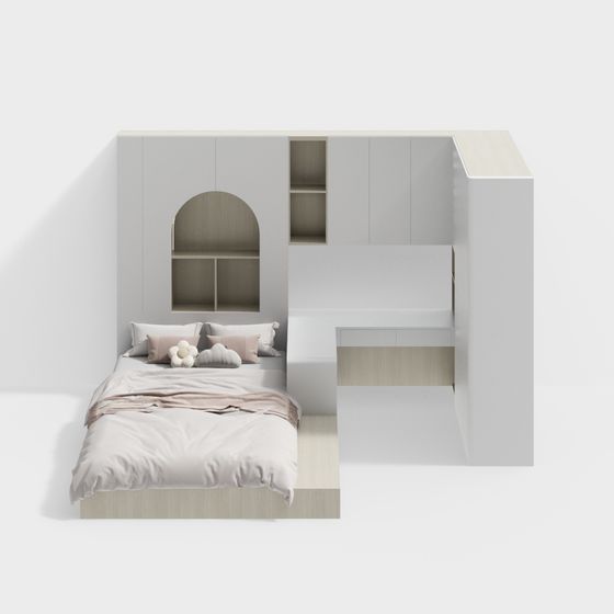 Urban Nook 3D model for Modern Interiors