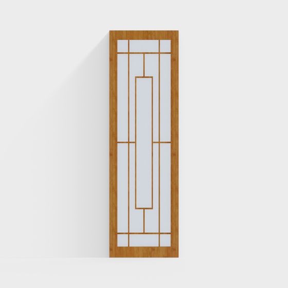 Elegant Art Deco Door 3D model
