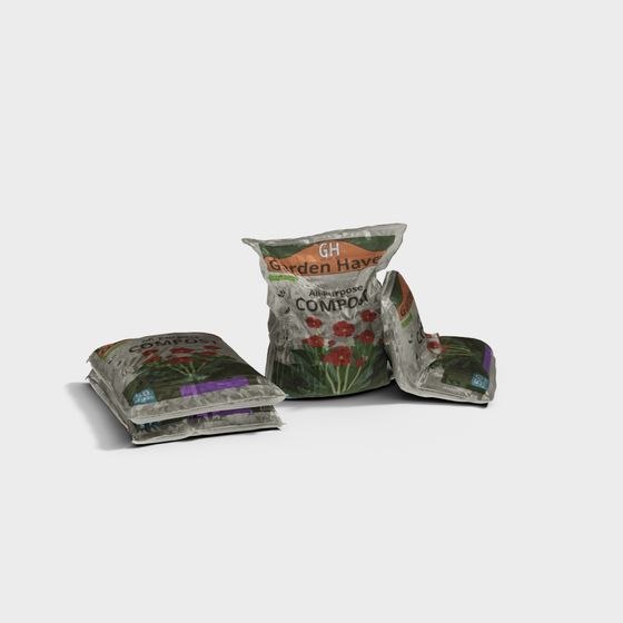 Garden Haven Compost Bags 3D model