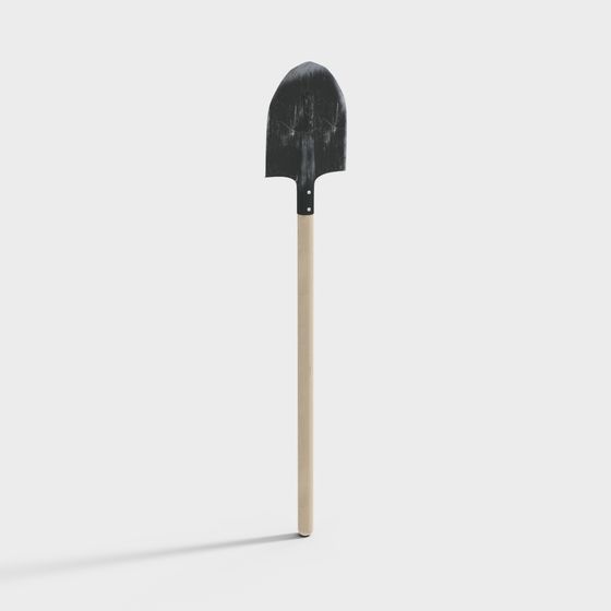 Classic Minimalist Shovel 3D model