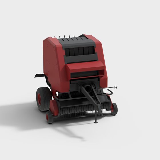 Harvest Master 3D model - Low Poly High Detail Harvester