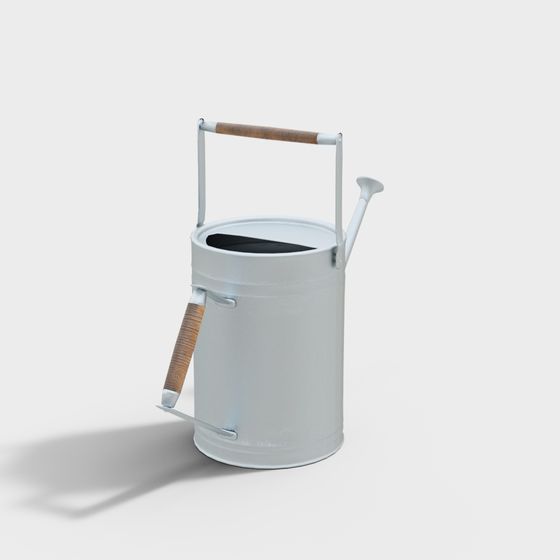 Stylish 3D Watering Can Model