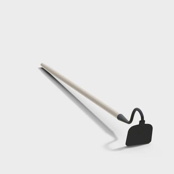 Rustic Gardening Hoe 3D model