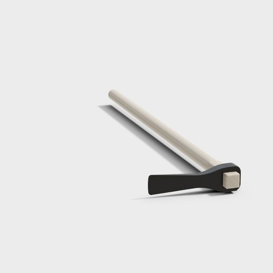 Elegant Wooden Hammer 3D model for Creative Projects