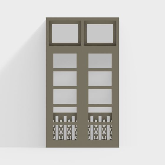 Vintage Window 3D model
