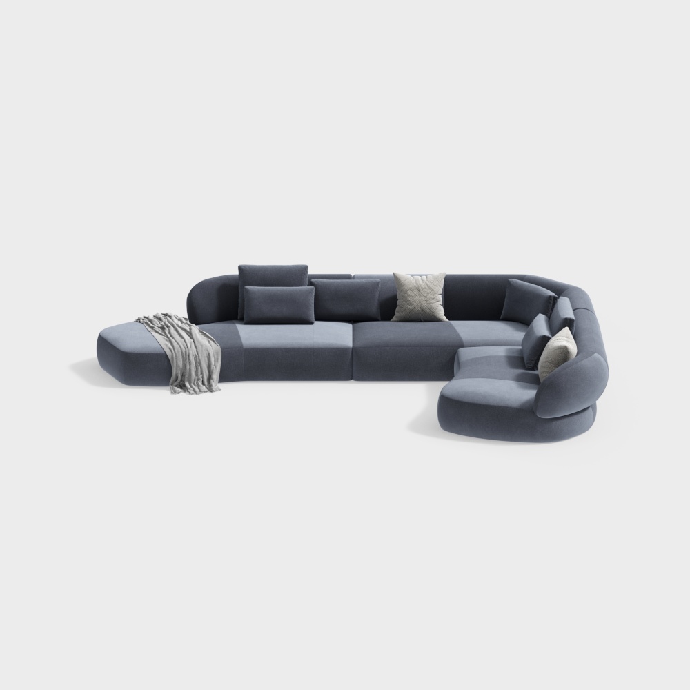 Sofá multi persona en forma de L