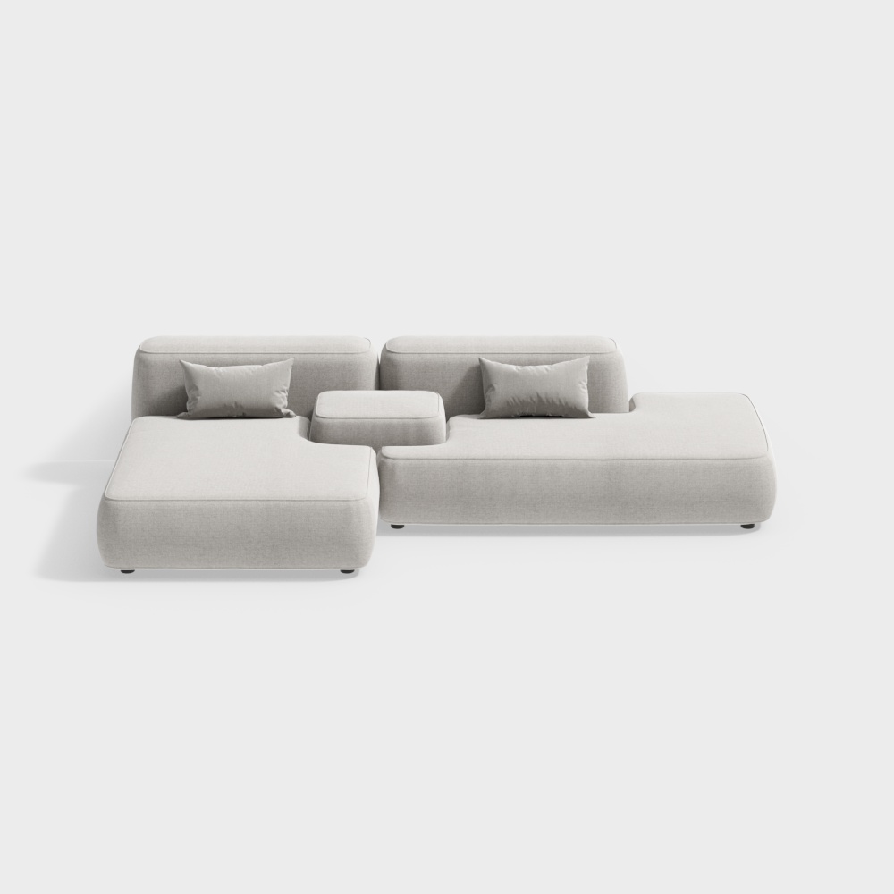 Sofa combinaison en tissu