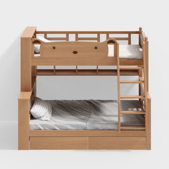 801本棚引き出し - 1.2m - 自然木色