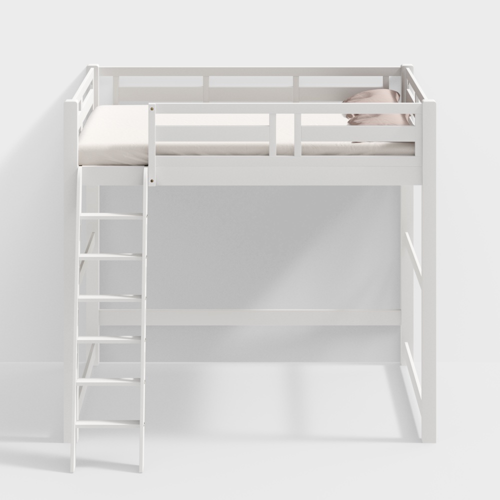 Loft Bed - Front Slant Ladder