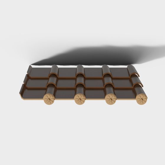 Rustic Tile 3D model with High Detail