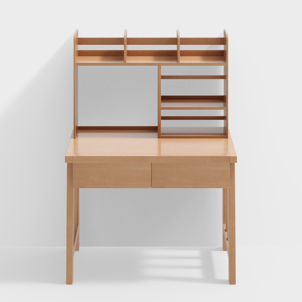 Giá sách cao 106 2 - màu gỗ tự nhiên