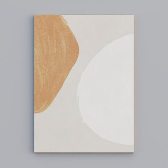 Abstract Geometric Canvas 3D model for Creative Projects