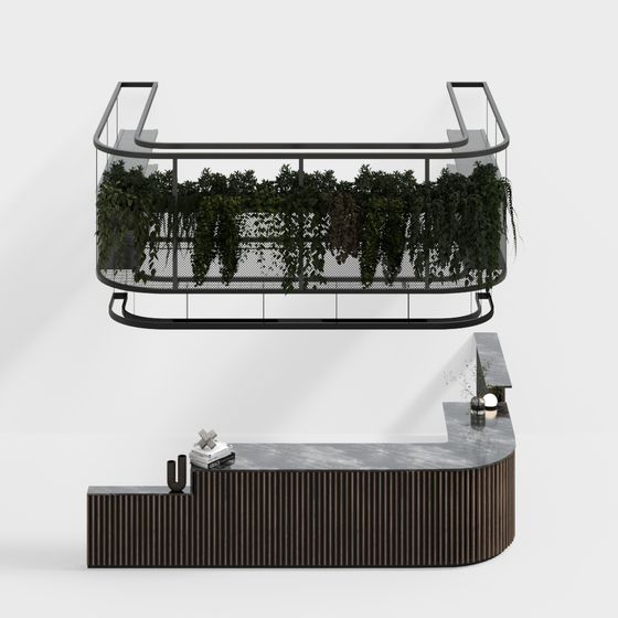 Air Garden Low-Poly 3D Model Design