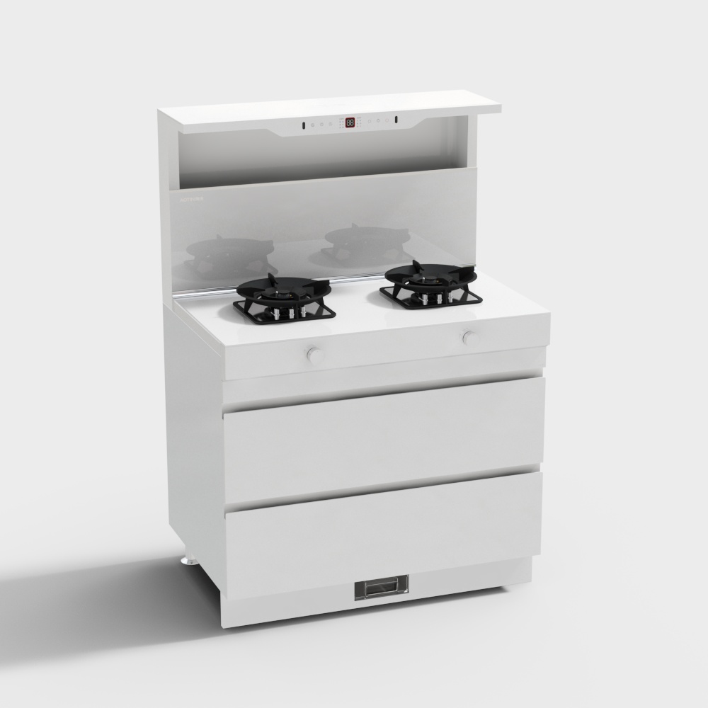 Cuisinière intégrée Aotin Okita - 90X3S (blanc)