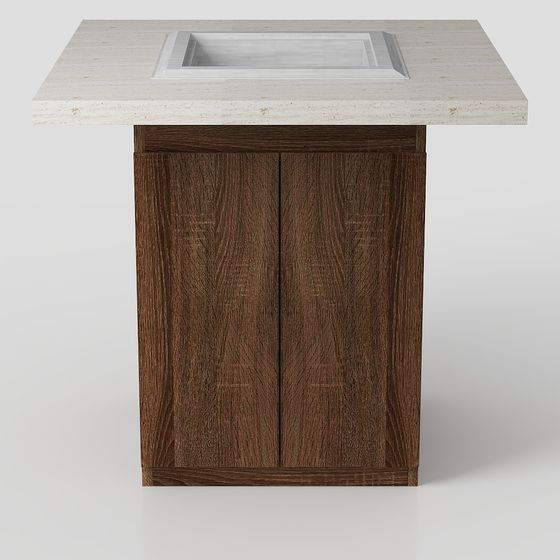 Urban Wood Vanity 3D model