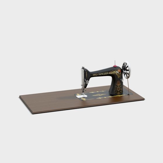 Vintage Singer Sewing Machine 3D model