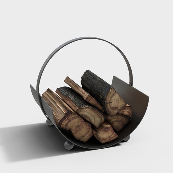 Charming Low-Polygon Matchbox 3D model