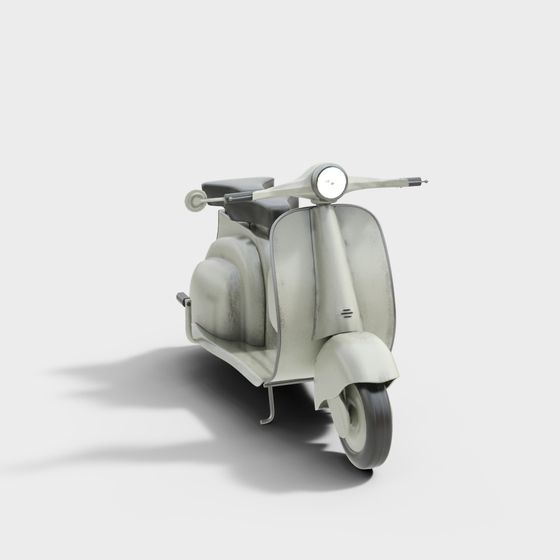 Vintage Scooter 3D model
