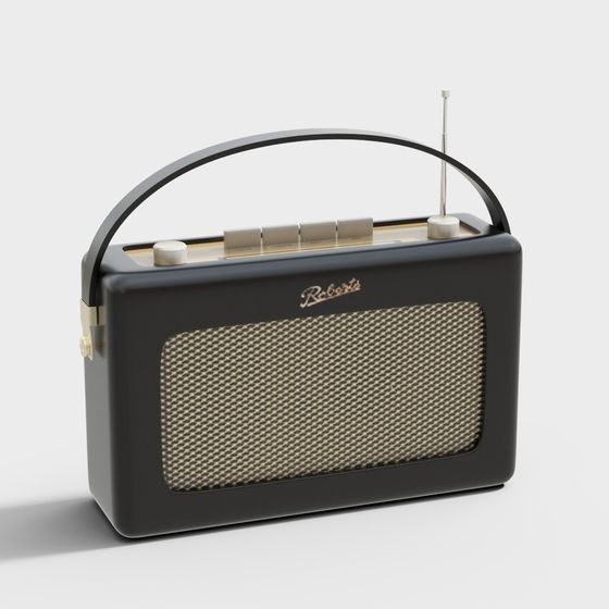 Classic Roberts Radio 3D model for Vintage Ambiance