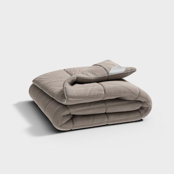 Low Poly Cozy Blanket 3D model