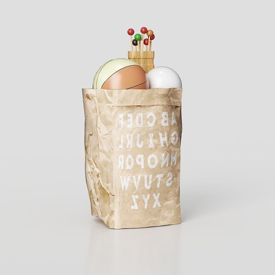 Creative Pencil Bag 3D Model