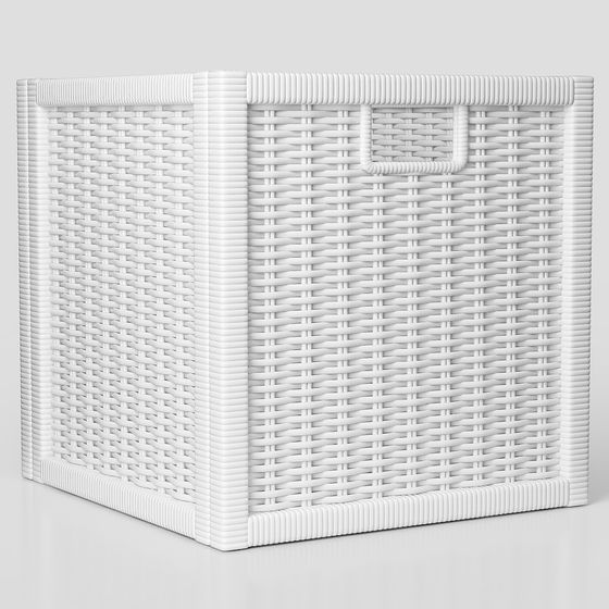 Elegant Woven Basket 3D Model