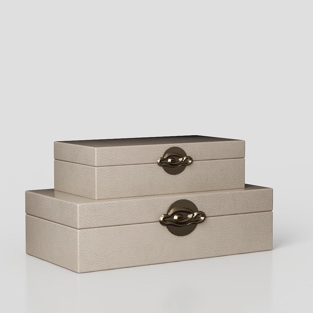 Elegant Storage Box Series 3D model