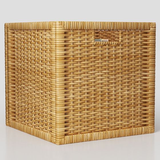 Stylish Woven Basket 3D model for Creative Spaces