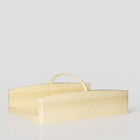 Natural Woven Basket 3D Model for Creative Projects