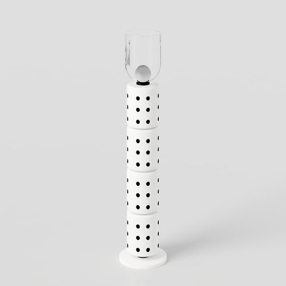 Polka Dot Tower 3D model