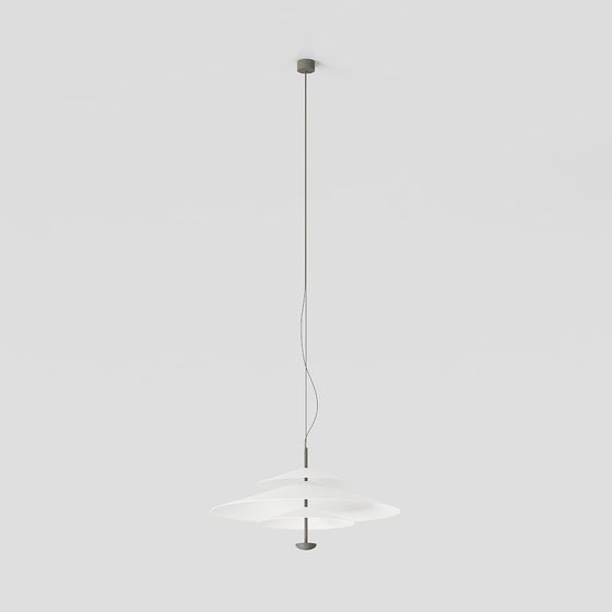 Elegant Low-Poly Chandelier 3D model