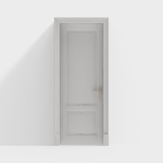 Elegant Minimalist Door 3D model