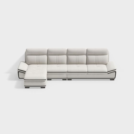 Urban Comfort Sofa 3D model for Modern Interiors