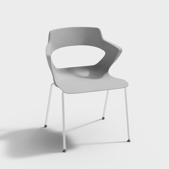 Streamlined Leisure Chair 3D model