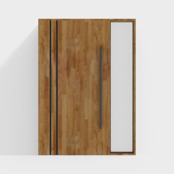 Modern Wood Door 3D model
