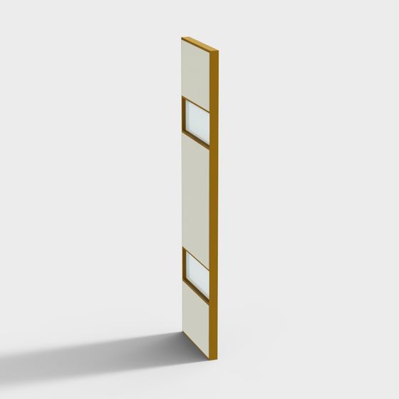 Elegant Minimalist 3D Door Frame Model