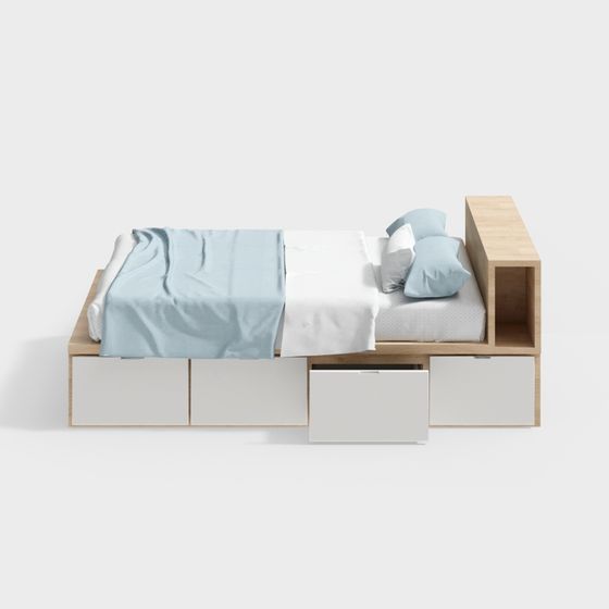 Urban Relax Bed 3D model for Modern Interiors