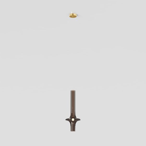 Minimalist Ceiling Light 3D model for Elegant Interiors