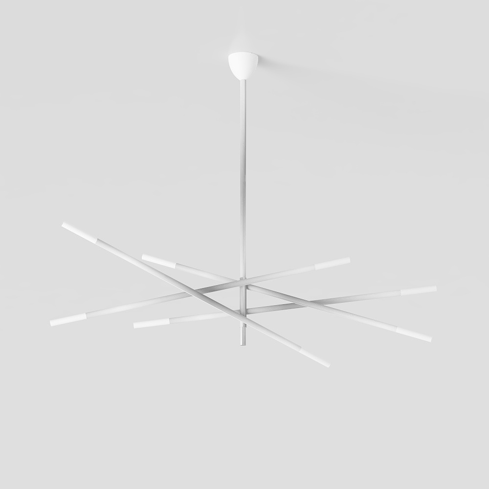 Stylish Modern Minimalist Chandelier 3D model