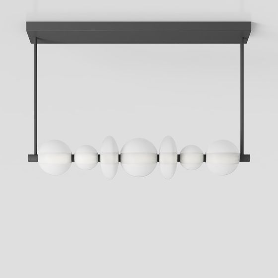 Elegant Minimalist Pendant Light 3D model