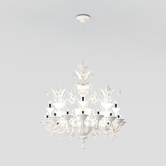 Victorian Chandelier 3D Model for Elegant Interiors
