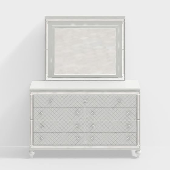 Glamorous Dresser 3D model