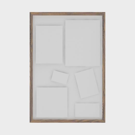 Vintage Frame 3D Model for Creative Projects