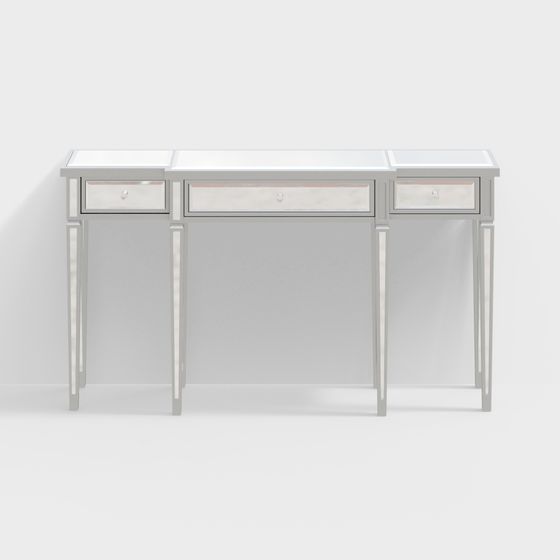 Mirror Vanity Table 3D model for Modern Decor