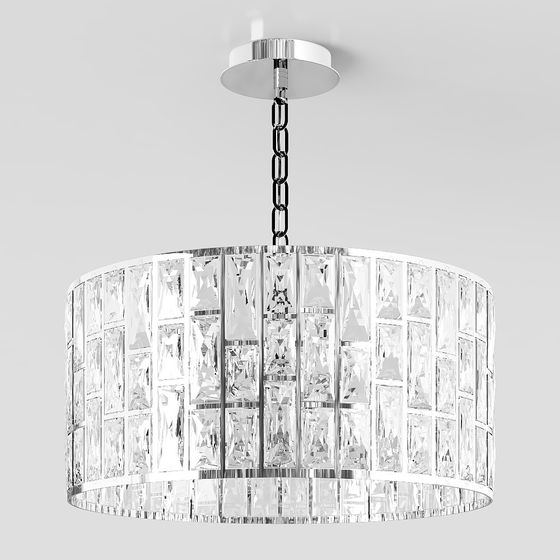 Stunning Crystal Chandelier 3D model