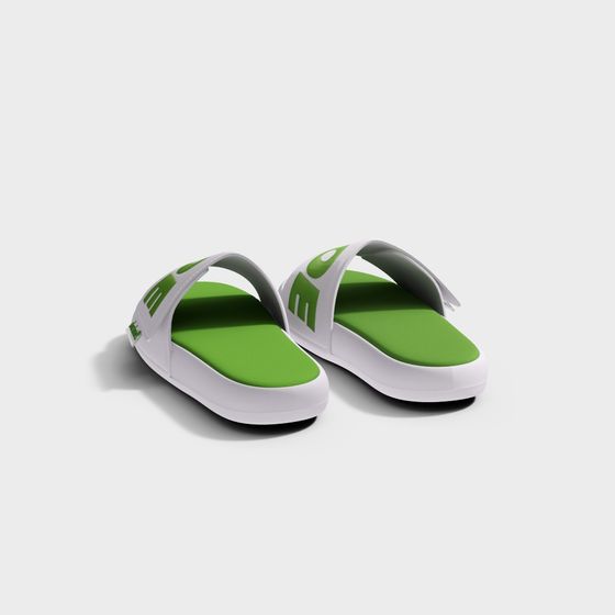 Neon Slide Footwear 3D model for Modern Designs