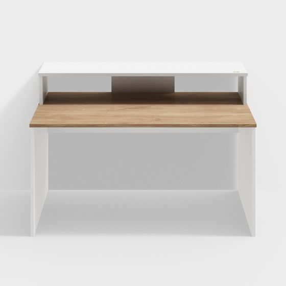 Urban Workspace Desk 3D model for Creative Spaces