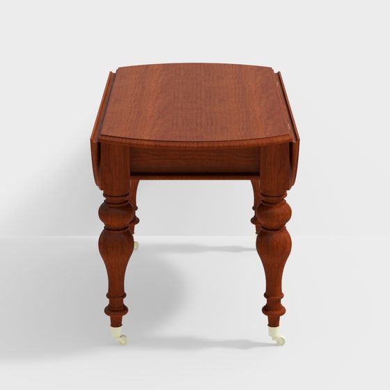 Vintage Folding Table 3D model